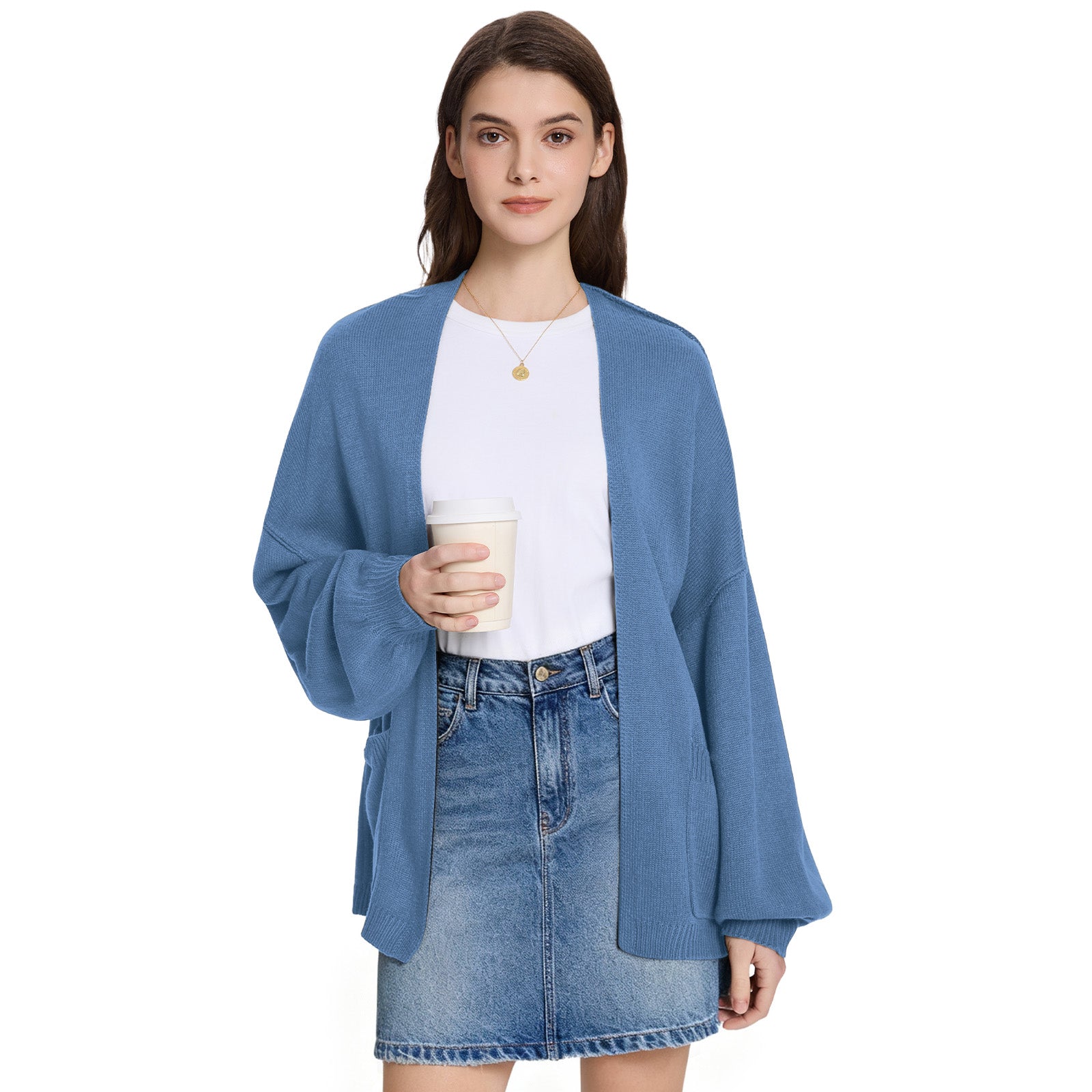 Cozy Open Front Knit Cardigan