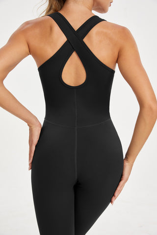 Sculpt Stretch Flare Jumpsuit