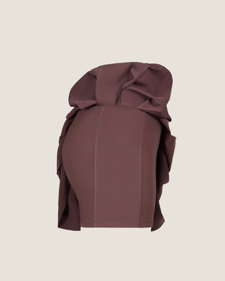 Side Buckle Pleated Skort