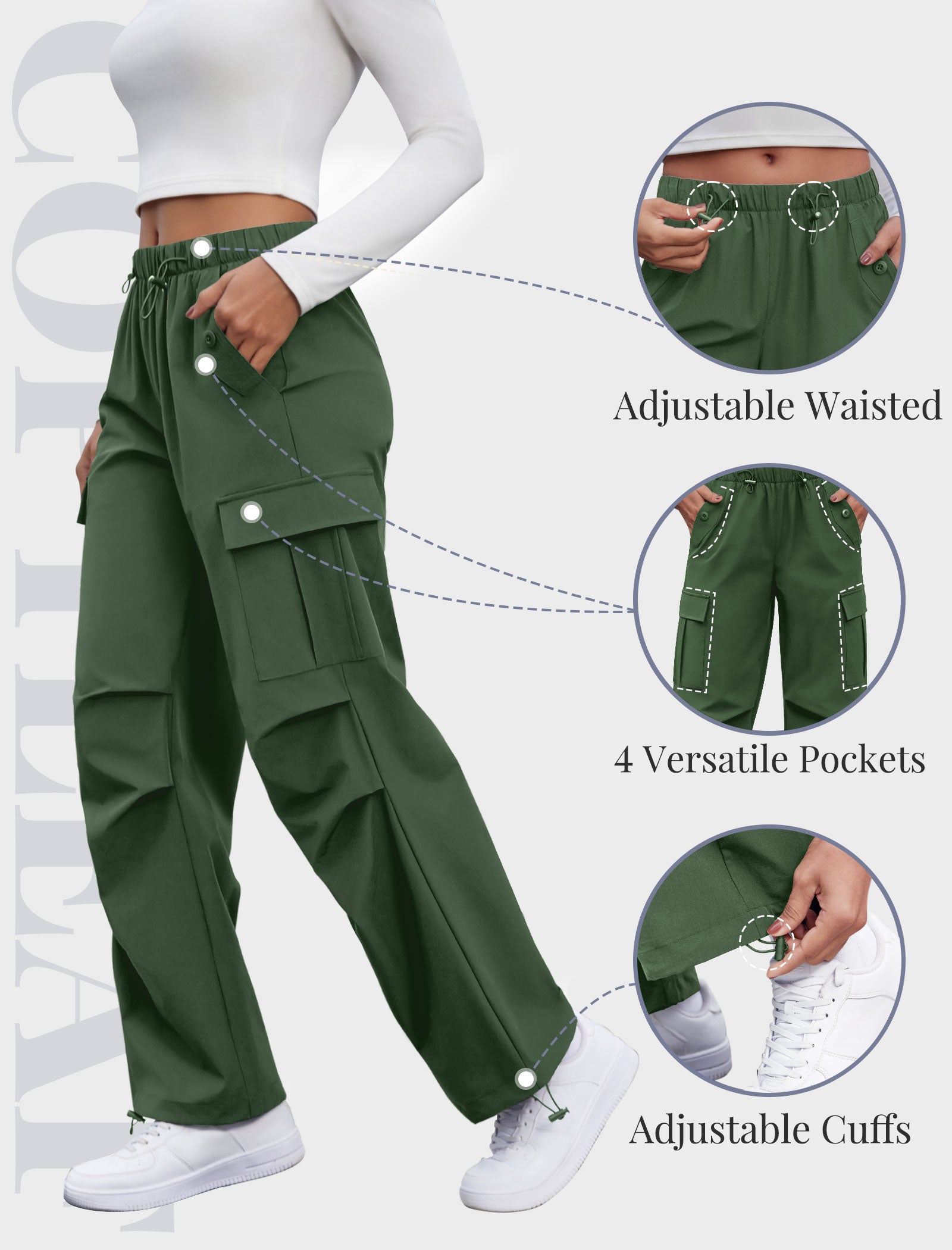 Urban Parachute Cargo Pants