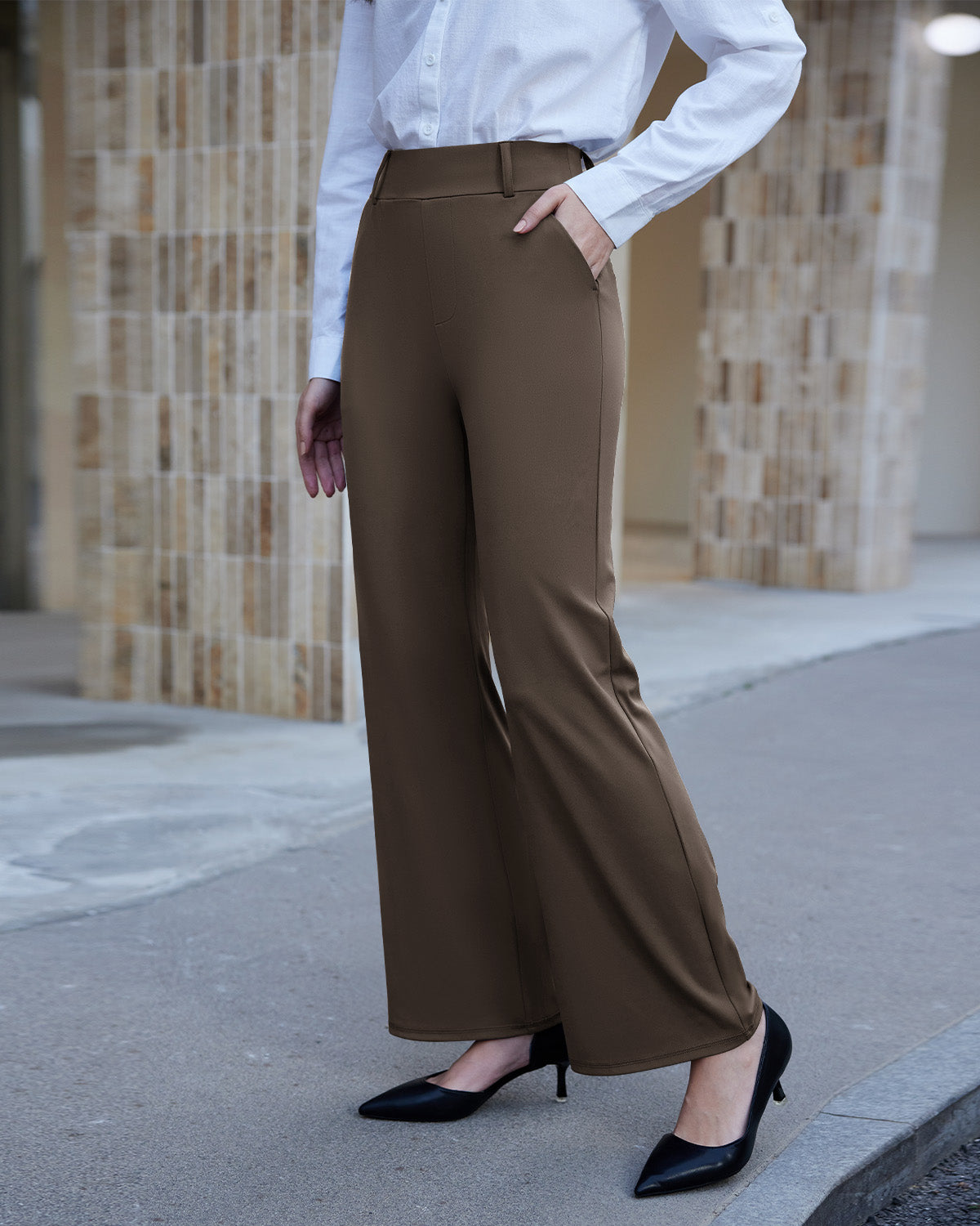 Fireswan Drape Wide Leg Trousers