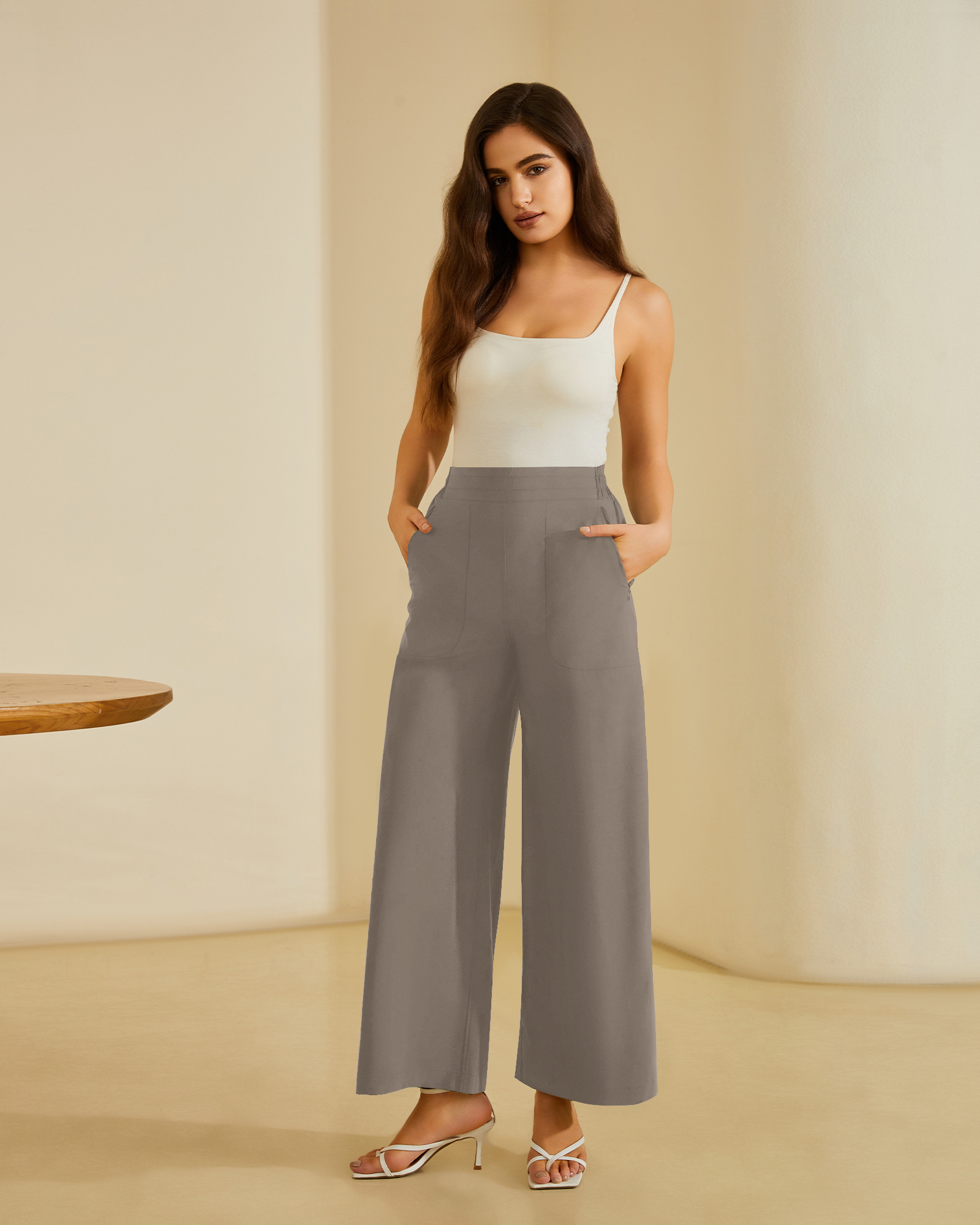 Frame Wide Leg Trouser