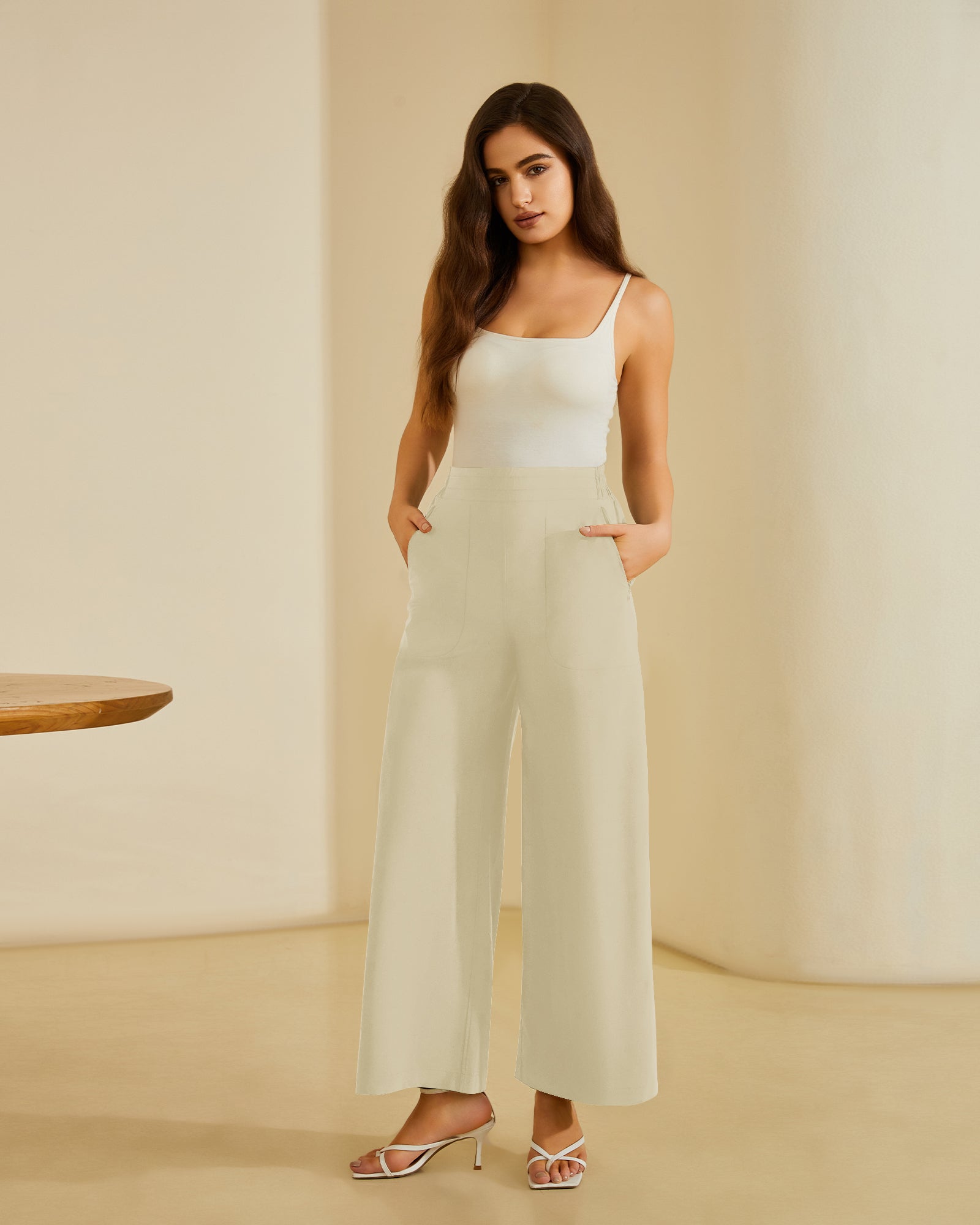 Frame Wide Leg Trouser