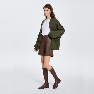 Cozy Open Front Knit Cardigan