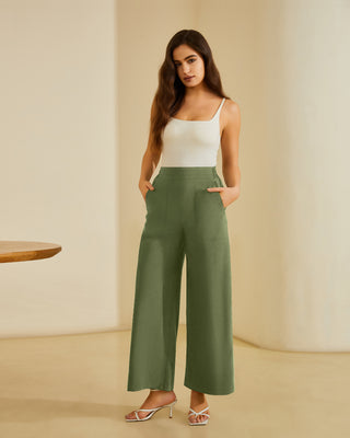 Frame Wide Leg Trouser