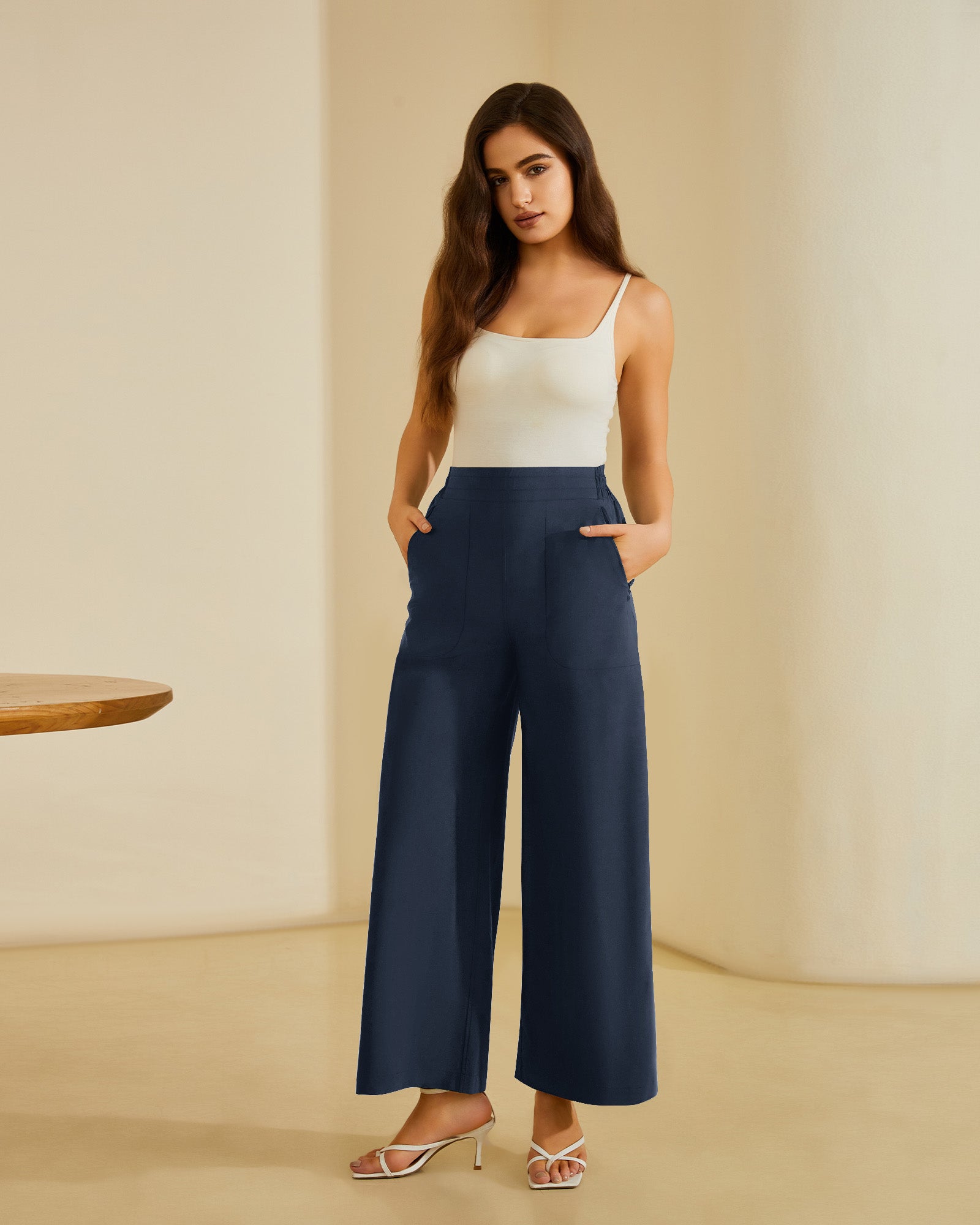 Frame Wide Leg Trouser