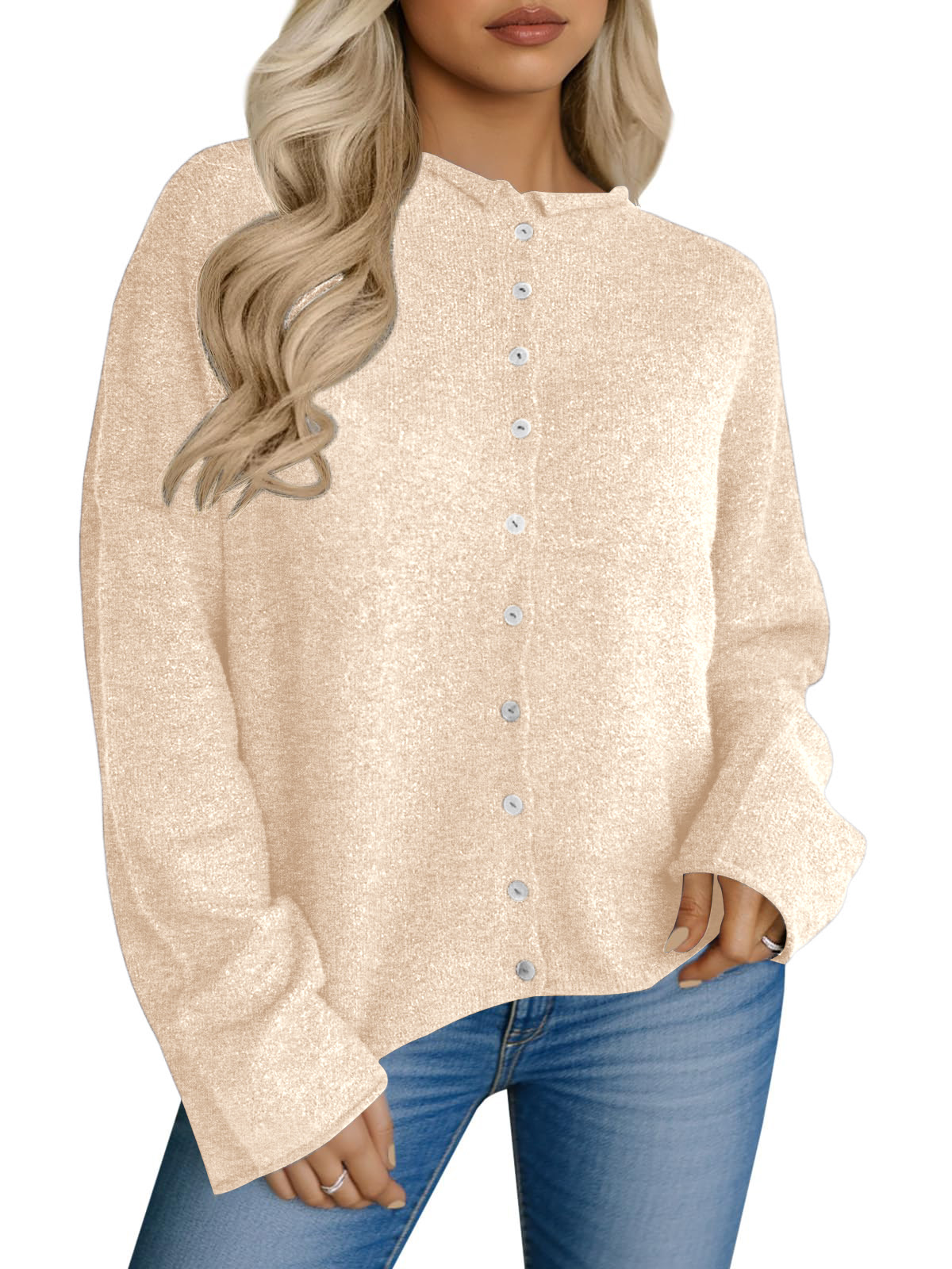 Cozy Knit Button Cardigan