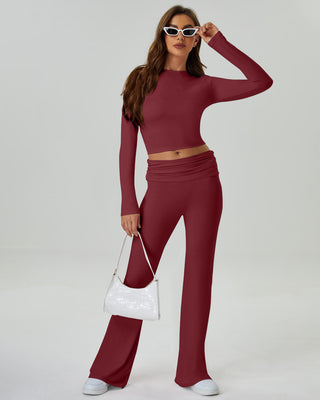 Modal Foldover Flare Lounge Set