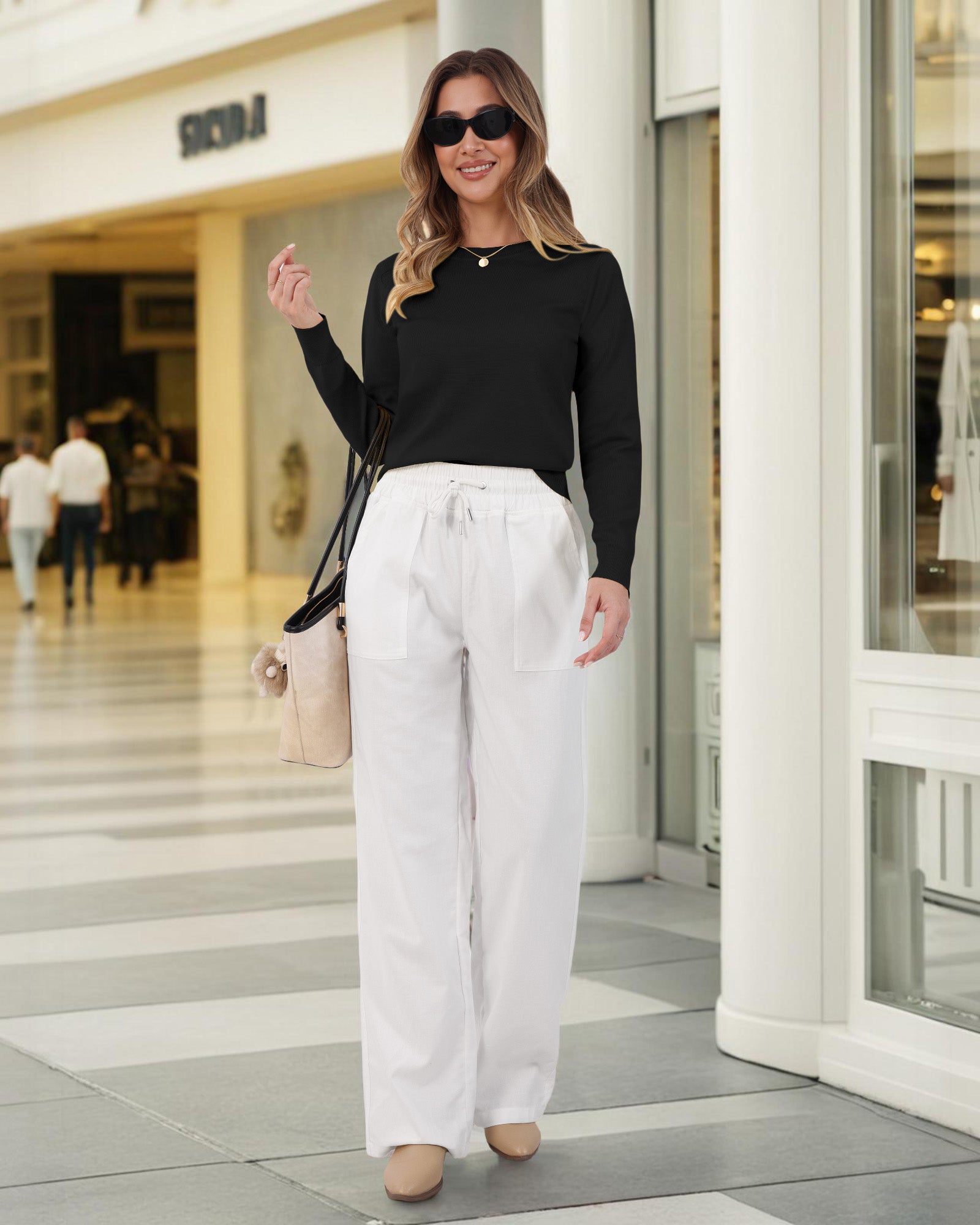 Essential SoftTouch Knit Long Sleeve Top