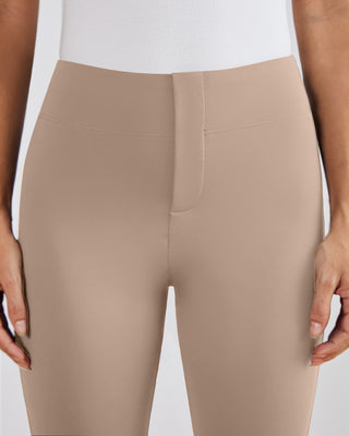 SwanSoft™ Faux-Fly Bootcut Work Trouser