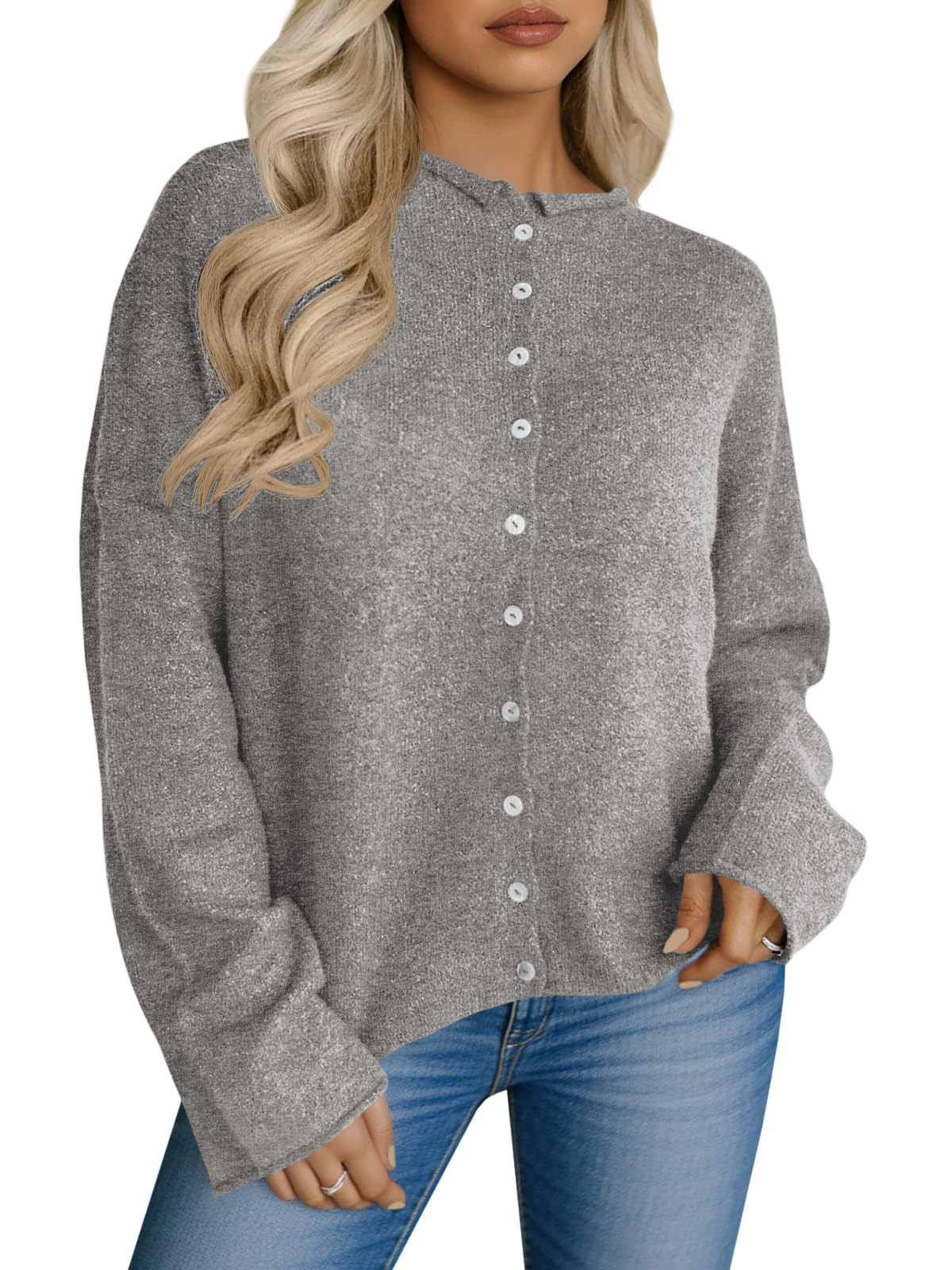 Cozy Knit Button Cardigan