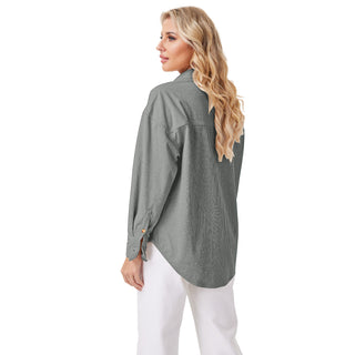 Corduroy Relaxed Button-Up Shirt