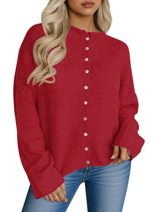 Cozy Knit Button Cardigan