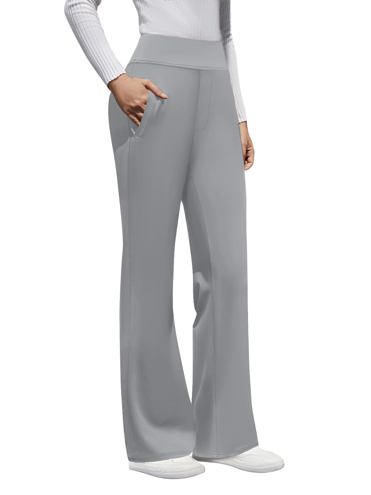 Bootcut Pull On Work Pants