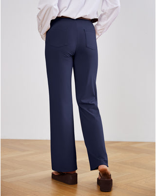 Tailored Stretch Flare Trousers