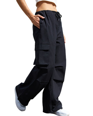 Street Line Parachute Cargo Pants