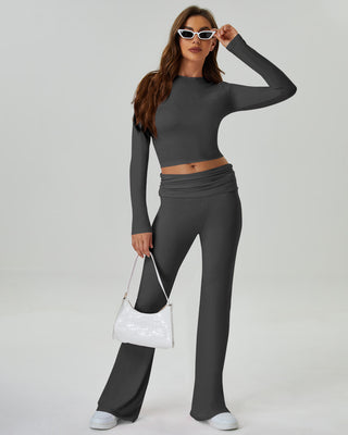 Modal Foldover Flare Lounge Set