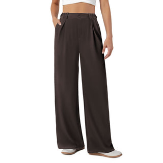 Soft Stretch Wide Leg Work Pants