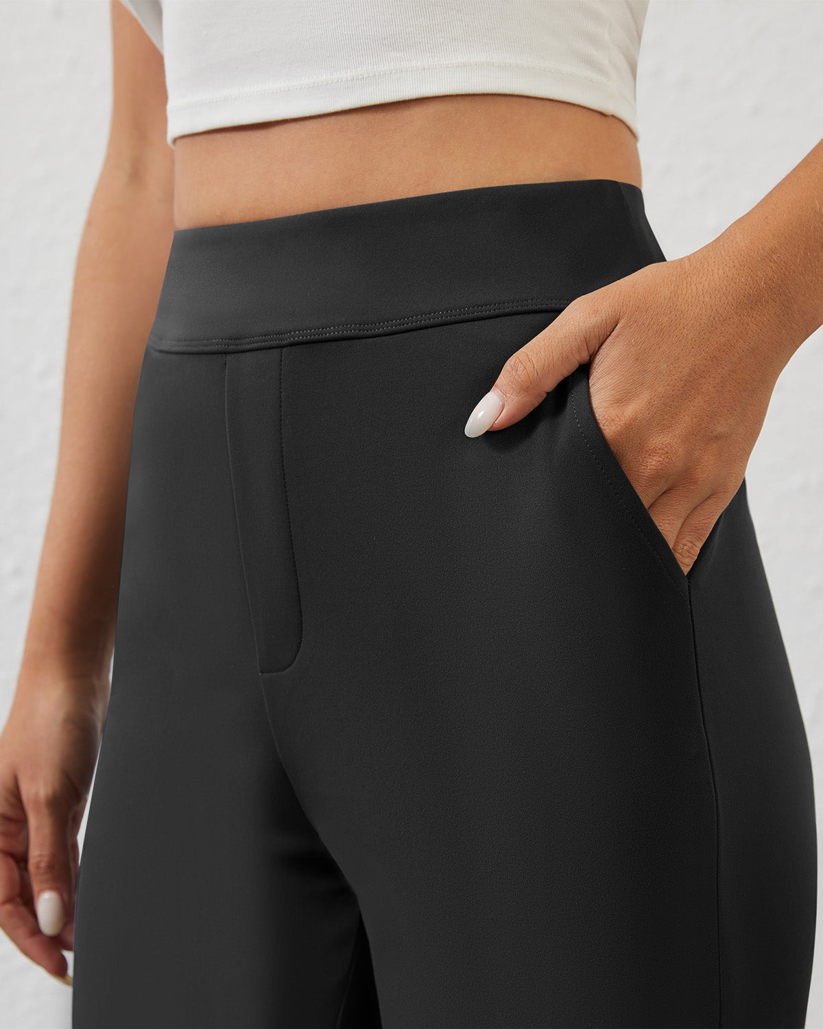 Stretchy Ankle Dress Pants