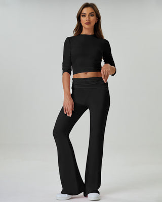 Modal Foldover Flare Lounge Set