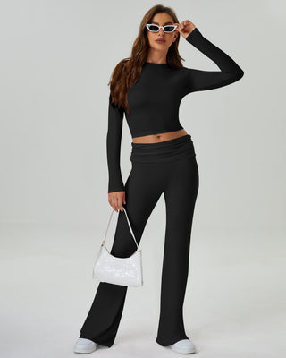 Modal Foldover Flare Lounge Set