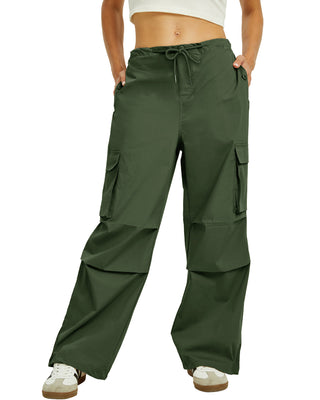 Street Line Parachute Cargo Pants