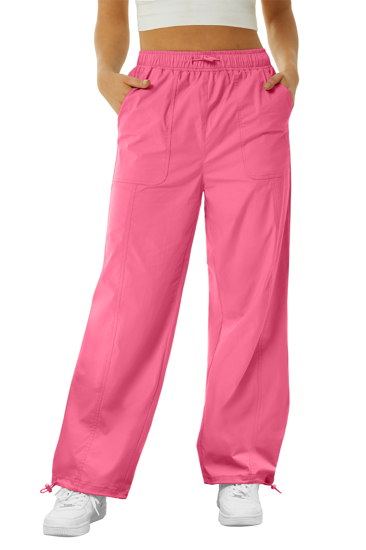 Nylon Drawstring Utility Pants