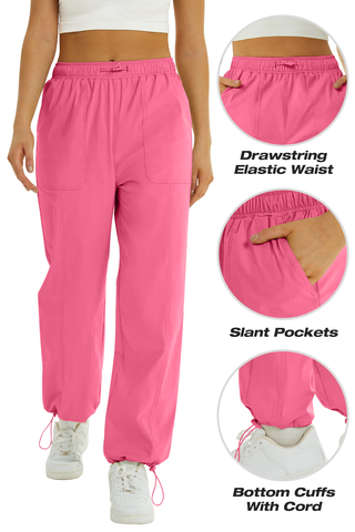 Nylon Drawstring Utility Pants