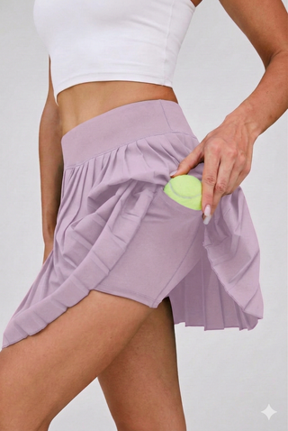 SwanMove™ Origami Micro-Pleat Skort
