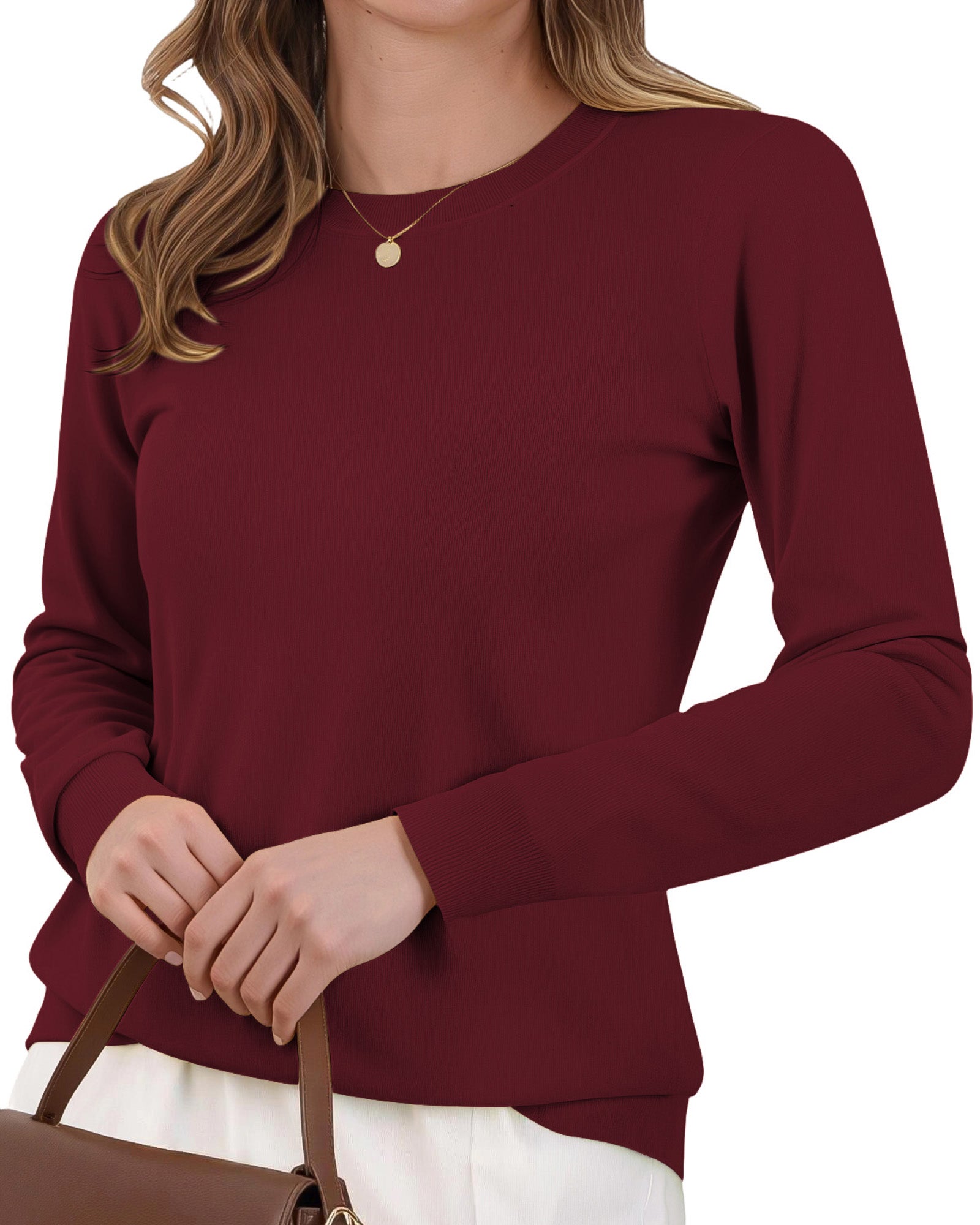 Essential SoftTouch Knit Long Sleeve Top
