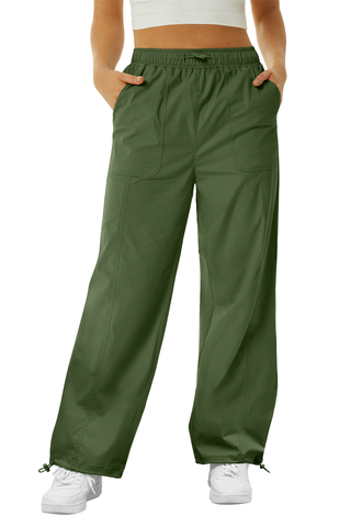 Nylon Drawstring Utility Pants