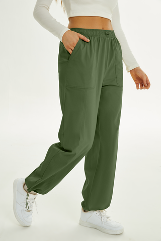 Nylon Drawstring Utility Pants
