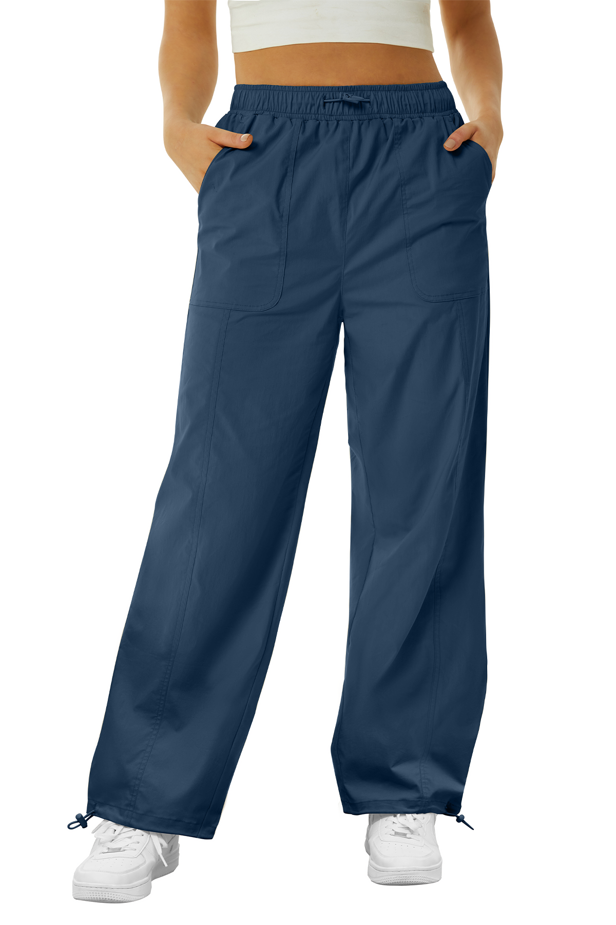 Nylon Drawstring Utility Pants