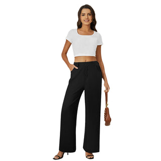 Fireswan Button-Front Wide Leg Pants