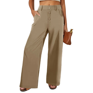 Fireswan Button-Front Wide Leg Pants