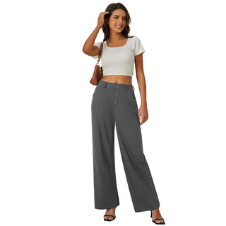 Fireswan Button-Front Wide Leg Pants