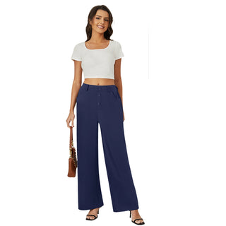 Fireswan Button-Front Wide Leg Pants