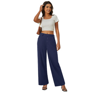 Fireswan Button-Front Wide Leg Pants