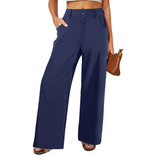 Fireswan Button-Front Wide Leg Pants