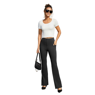 Yoga-Stretchy High-Waist Professional Slacks