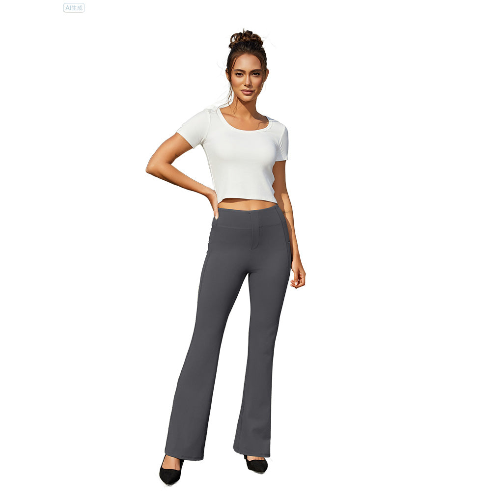 Yoga-Stretchy High-Waist Professional Slacks