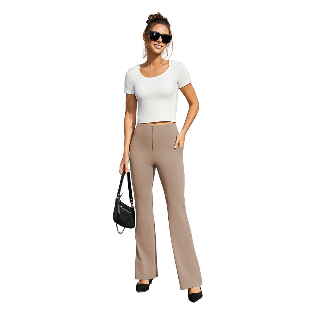 Yoga-Stretchy High-Waist Professional Slacks