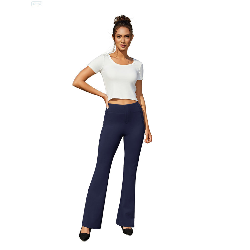 Yoga-Stretchy High-Waist Professional Slacks
