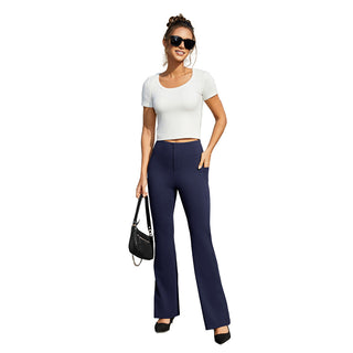 Yoga-Stretchy High-Waist Professional Slacks