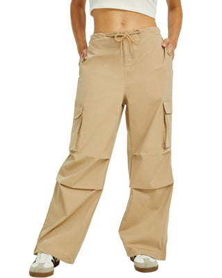 Street Line Parachute Cargo Pants