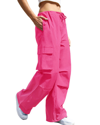 Street Line Parachute Cargo Pants
