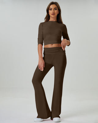 Modal Foldover Flare Lounge Set