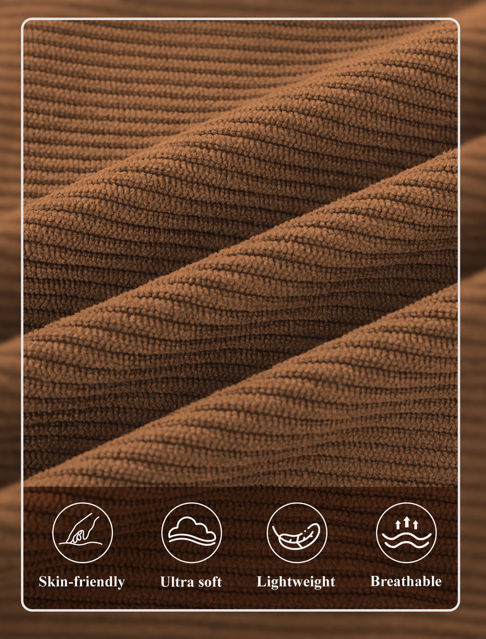 Retro Ribbed Button-Down Top