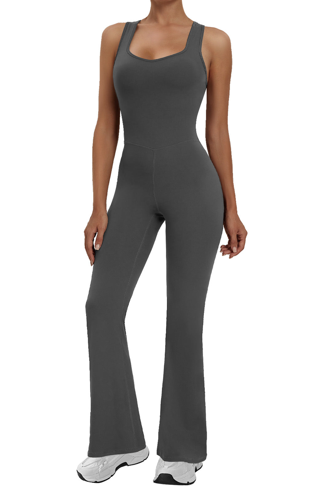 Sculpt Stretch Flare Jumpsuit