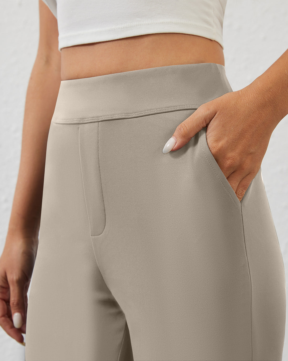 Stretchy Ankle Dress Pants